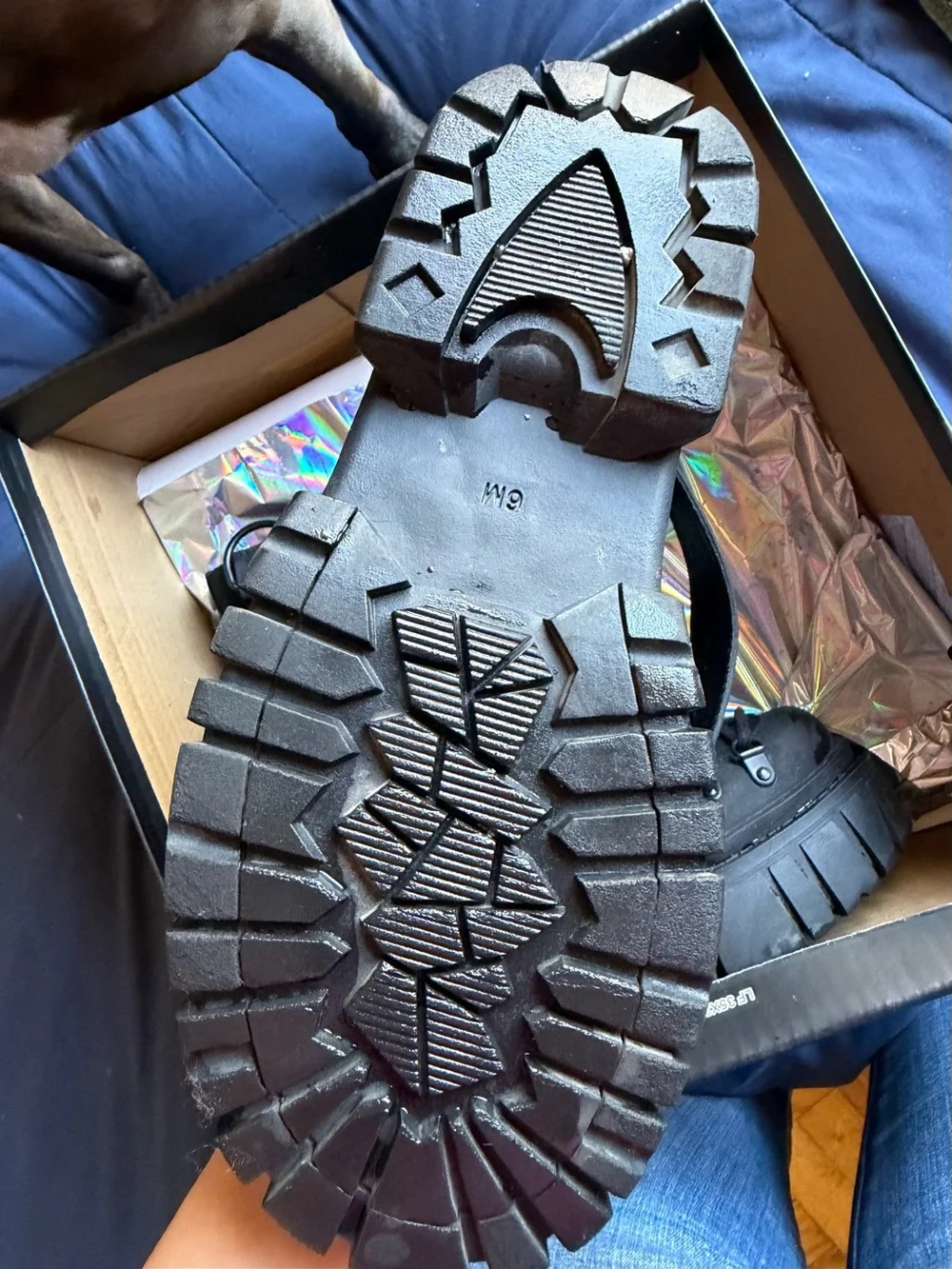 Dolls Kill Black Chunky Platform Combat Boots